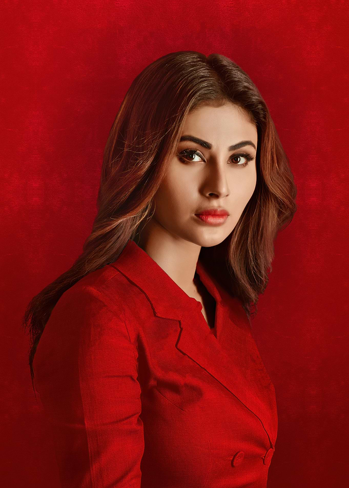 Mouni Roy in Red Blazer