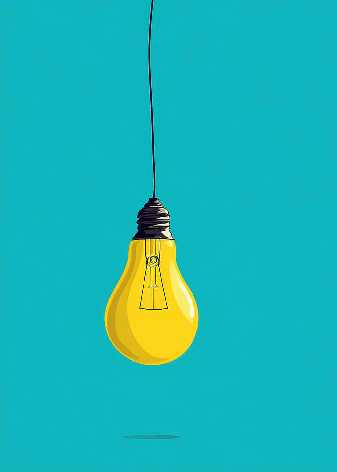 Hanging Light Bulb