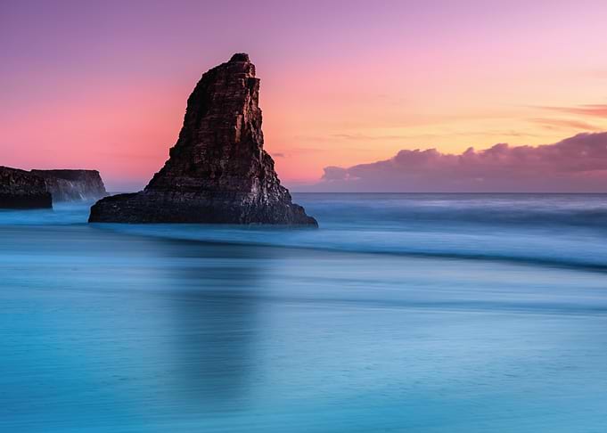 Dramatic Seascape at Sunset