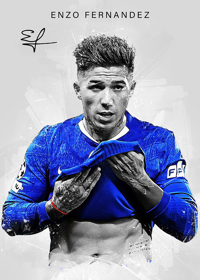 Enzo Fernandez Portrait