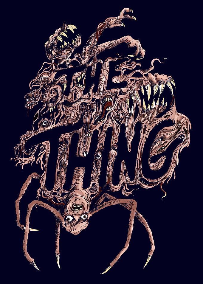 The Thing Movie Poster Art
