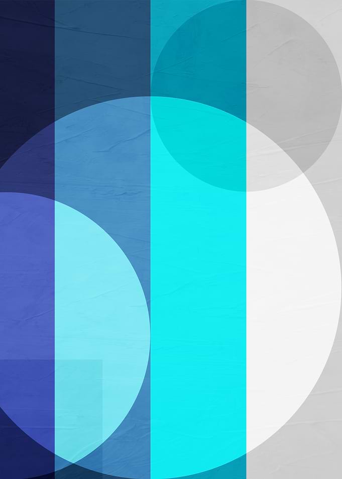 Abstract Geometric Circles and Stripes
