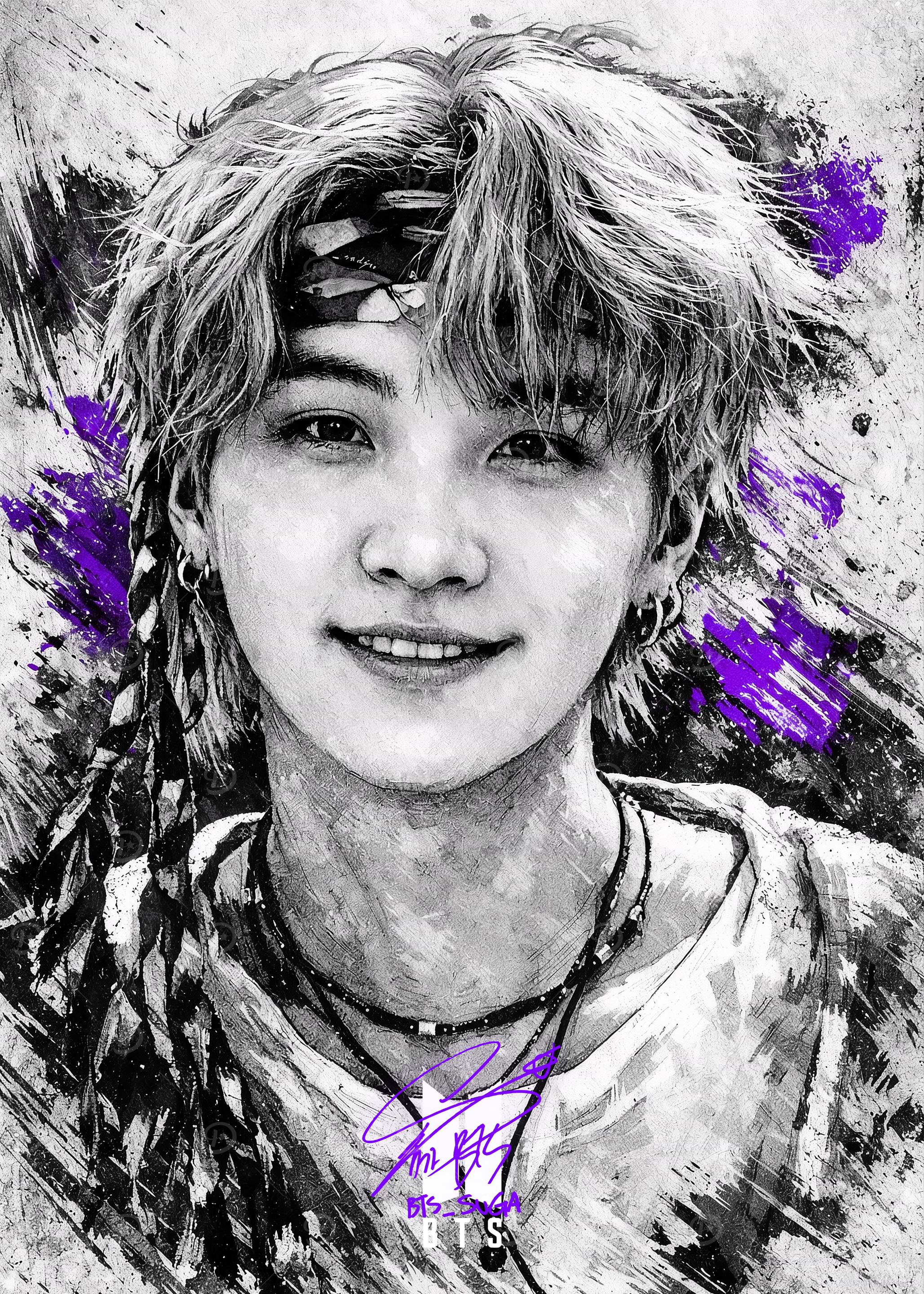 Bts suga Posters Online - Shop Unique Metal Prints, Pictures