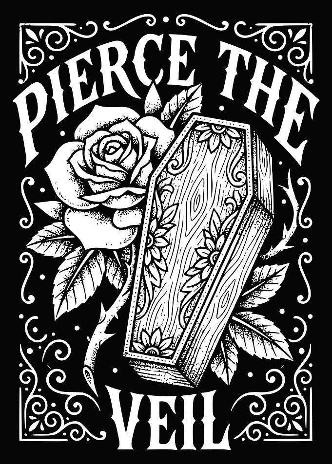 Pierce The Veil Coffin Rose Art