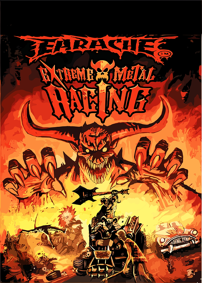 Extreme Metal Racing Game Art