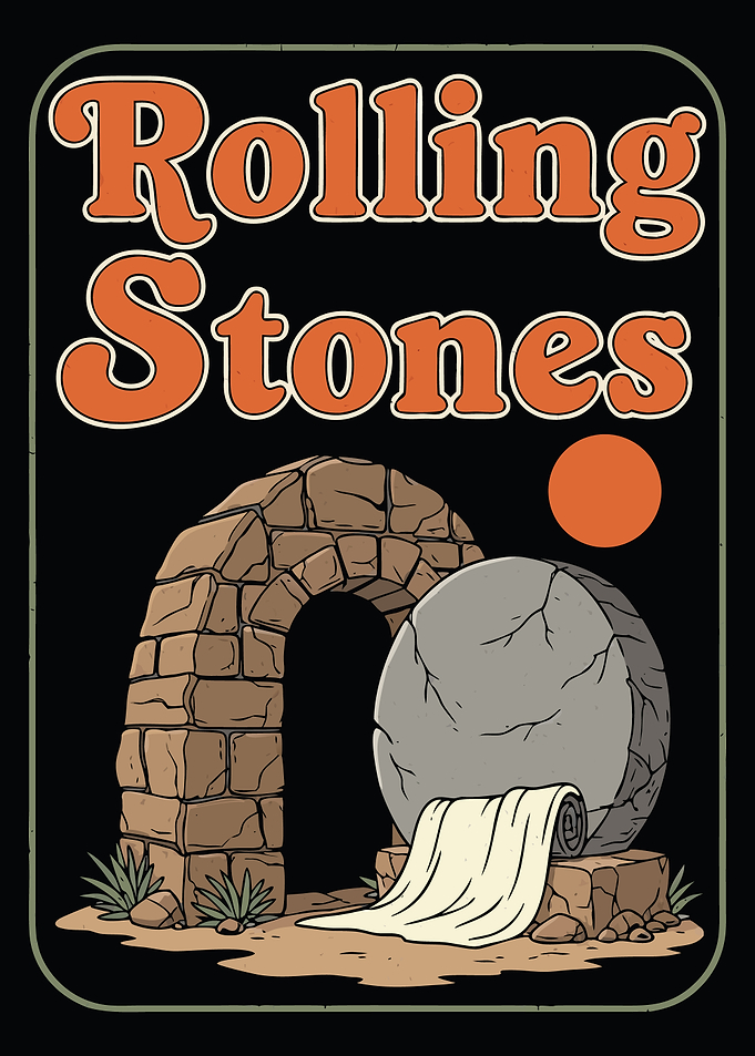 Rolling Stones Tomb Illustration