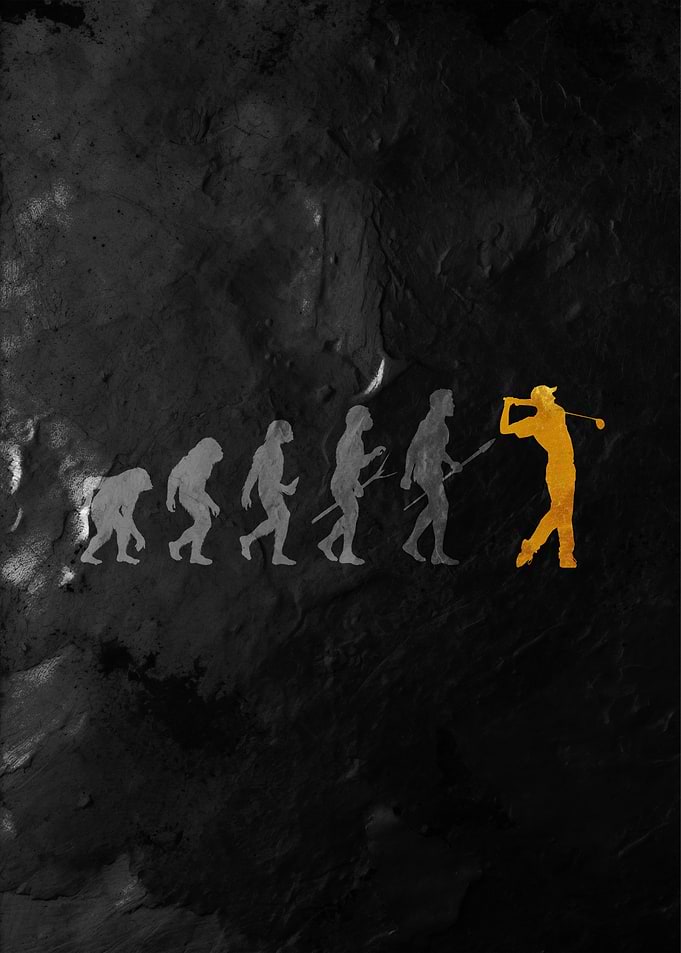 Golf Evolution Art