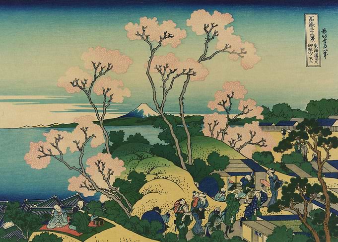 Cherry Blossoms and Mount Fuji