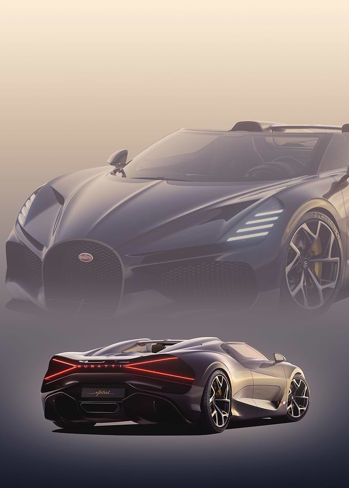 Bugatti W16 Mistral Hypercar