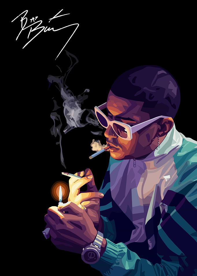 Bad Bunny Potrait