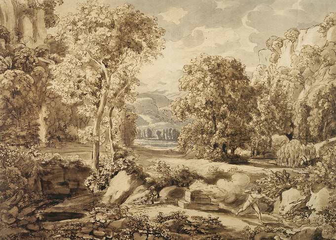 Classical Landscape with Figures