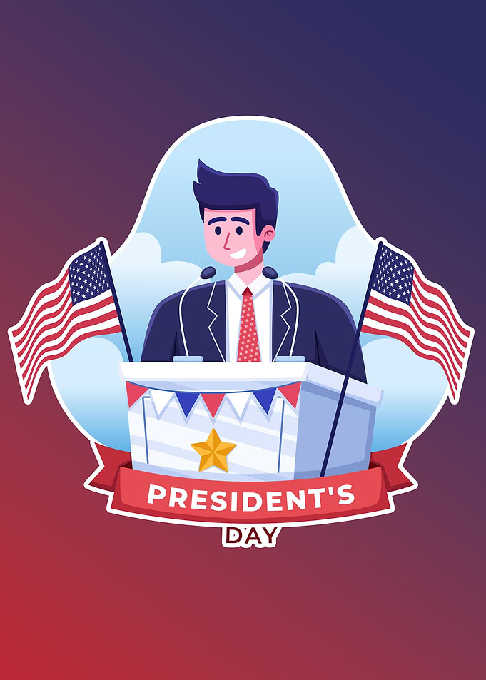 President's Day Illustration