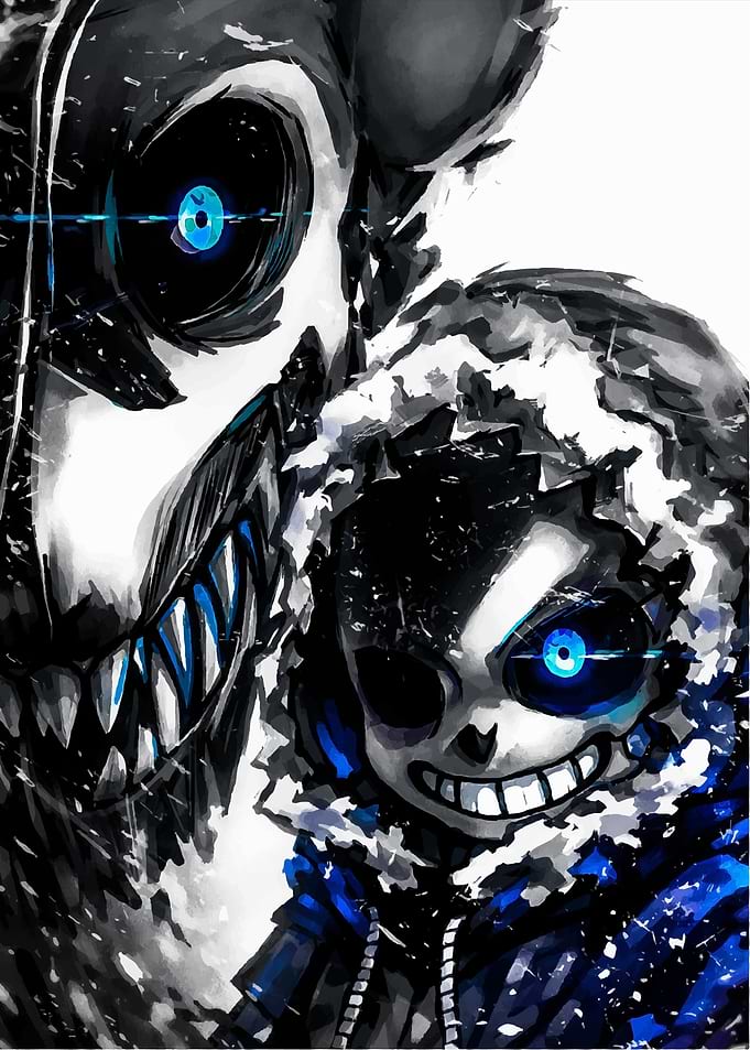 Sans and a monstrous entity