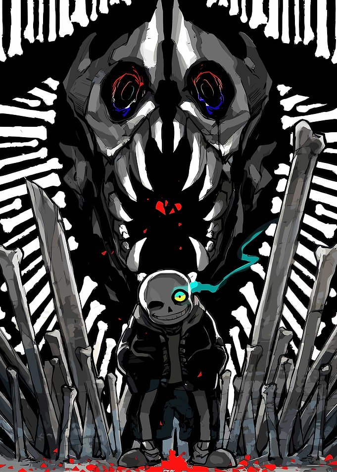 Sans and Gaster Blaster