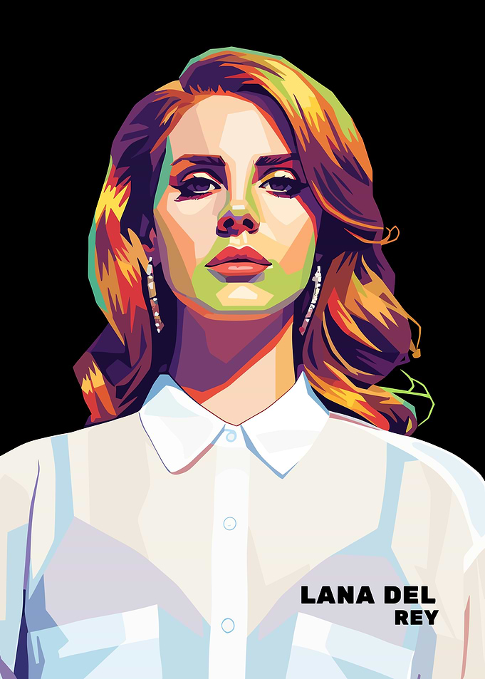 Lana Del Rey Pop Art Portrait