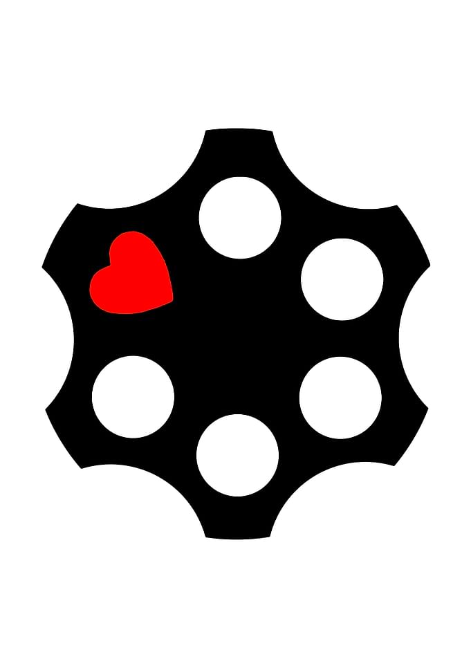Revolver Cylinder with Heart