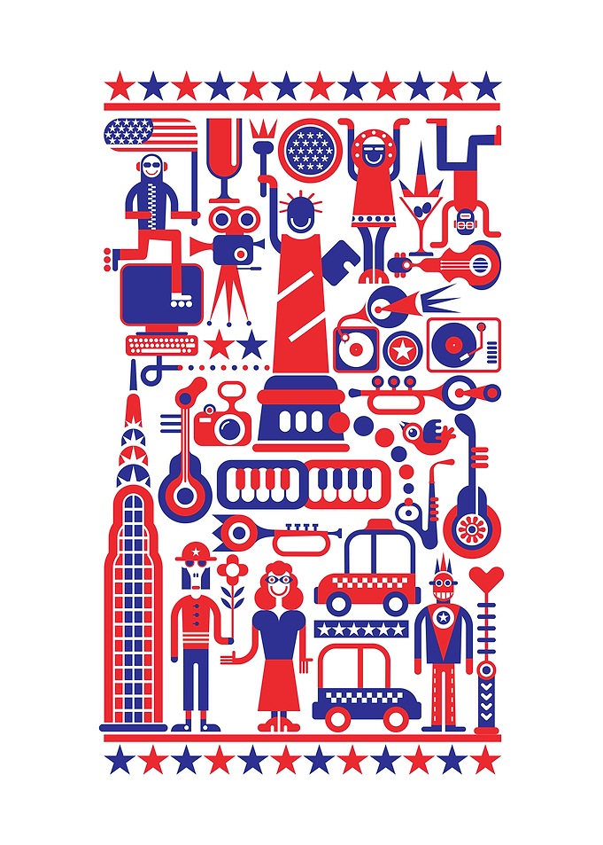 New York City Icons Collage
