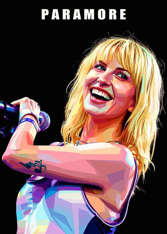 Paramore Hayley Williams Pop Art