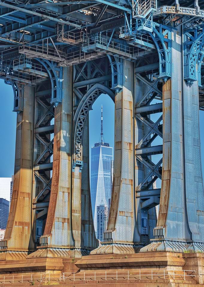 One World Trade Center through Bridge