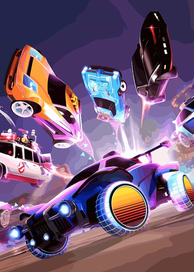 Rocket League Cars in Action