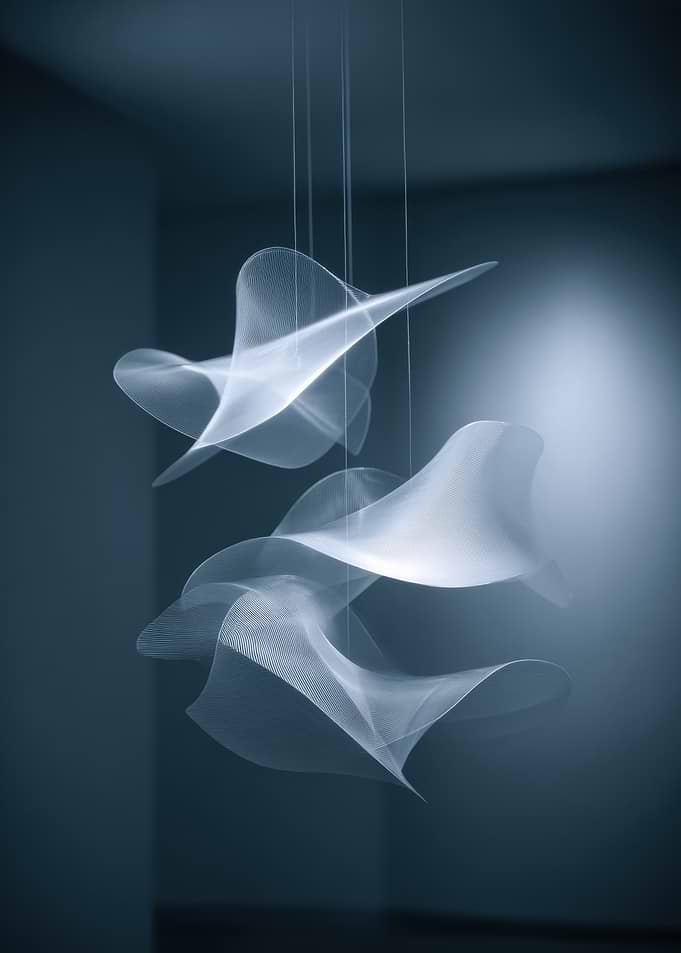 Abstract Hanging Sculptures