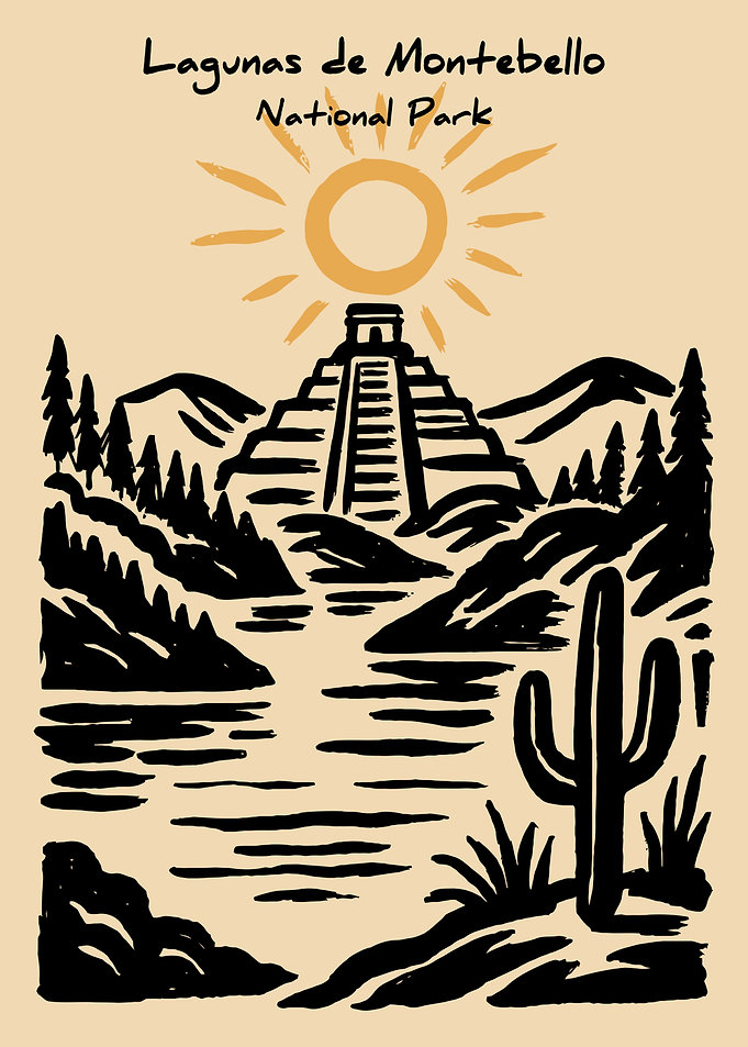 Lagunas de Montebello National Park Art