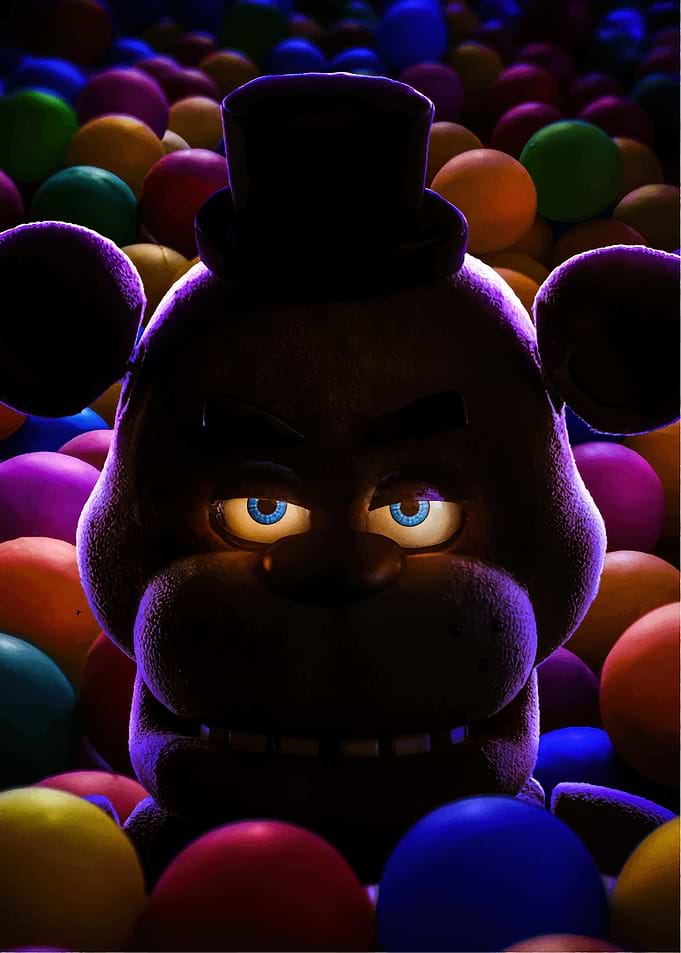 Freddy Fazbear in a Ball Pit