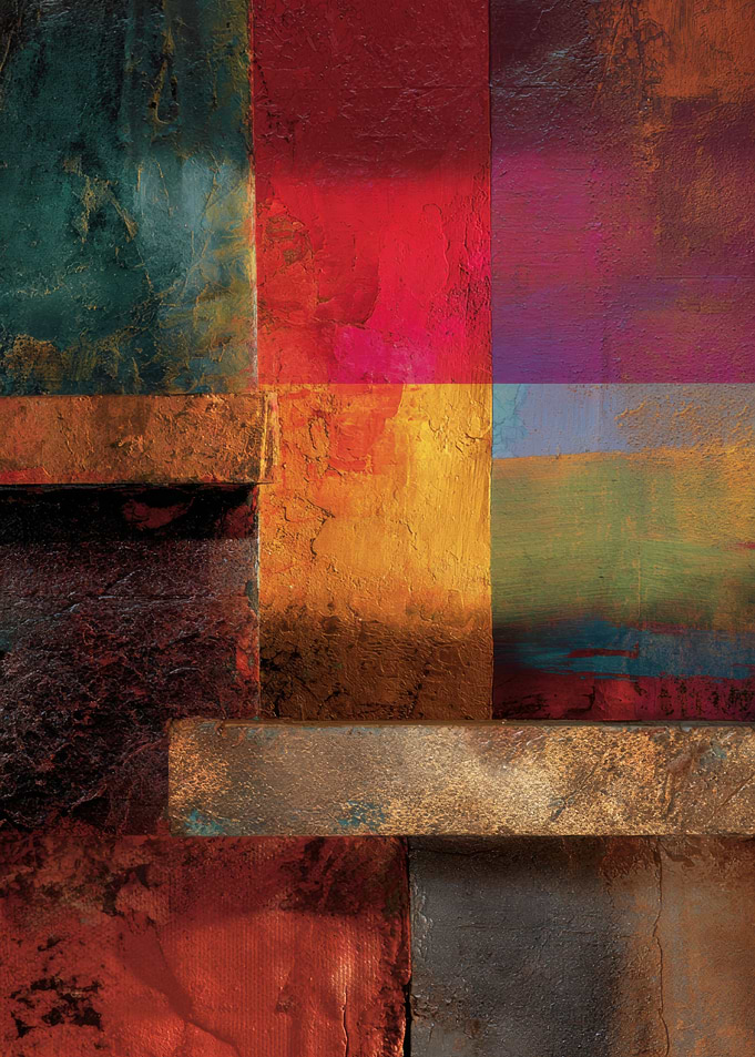 Abstract Geometric Color Blocks