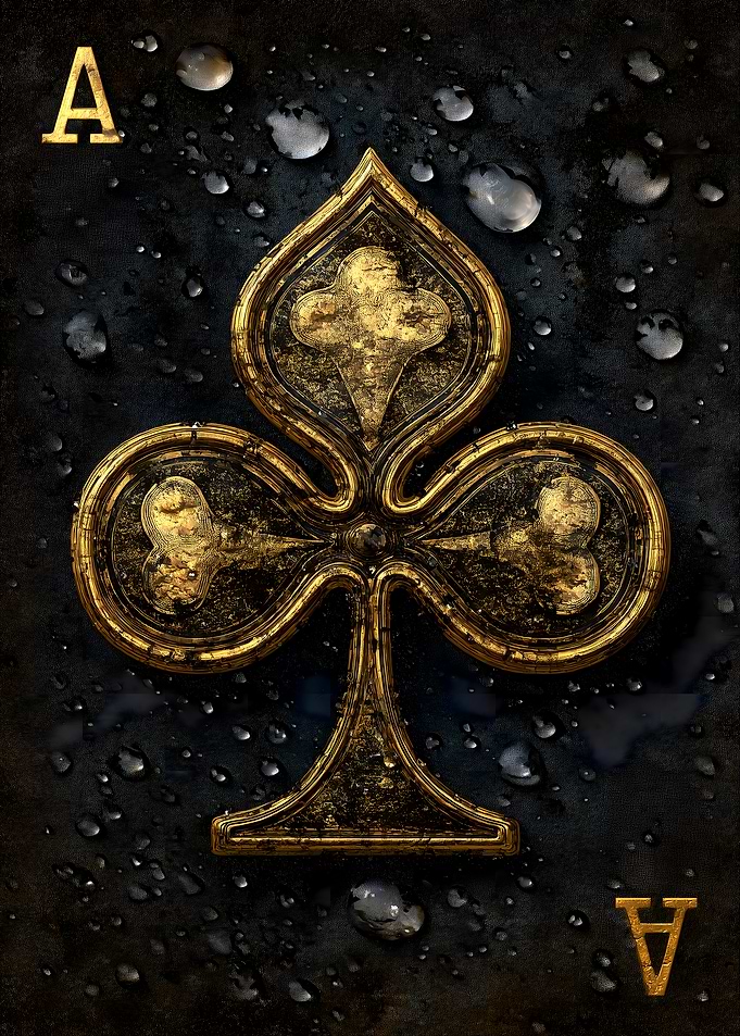 Ace of Clubs Playing Card
