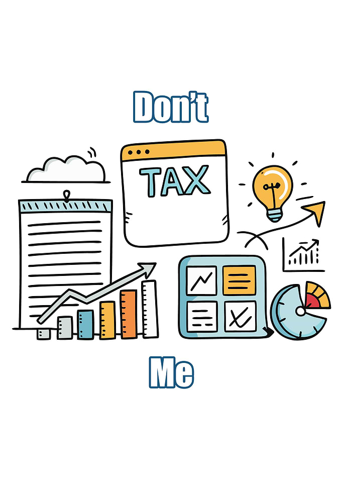 Don't Tax Me Text Art
