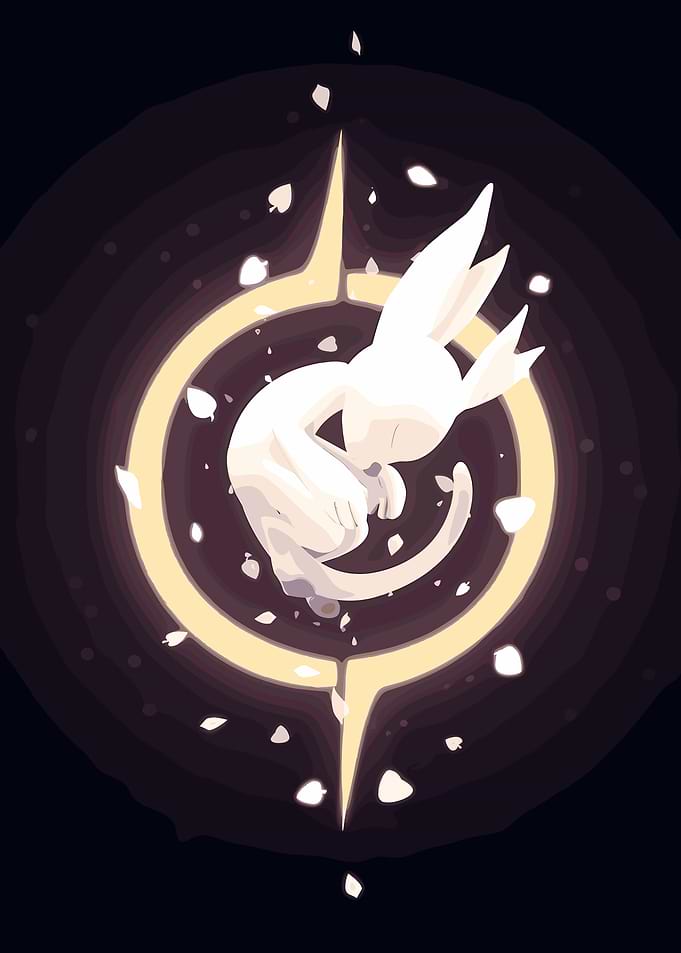 White Creature in Golden Ring