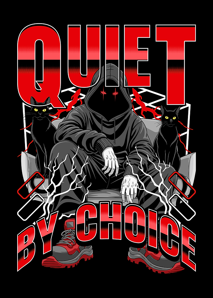 Silent Grind – Quiet by Choice Hoodie Design