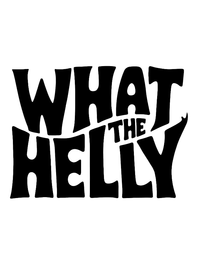 What The Helly Text Art