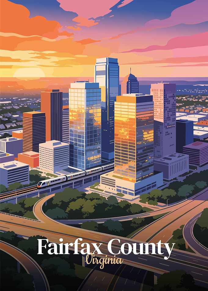 Fairfax County Virginia Skyline