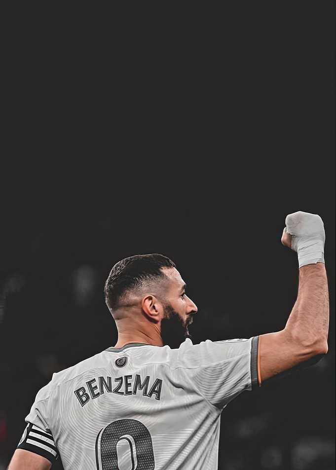 Karim Benzema celebrating