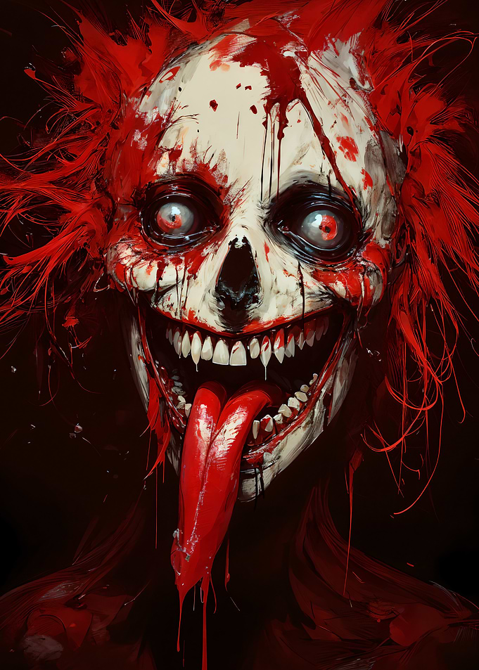 Horror Clown Portrait
