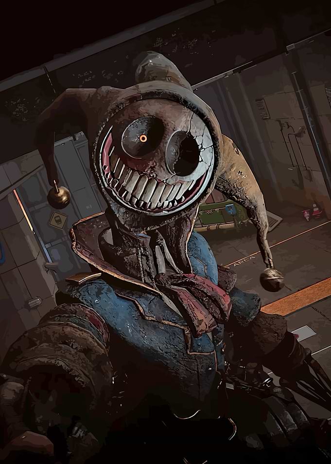 Creepy Jester Character