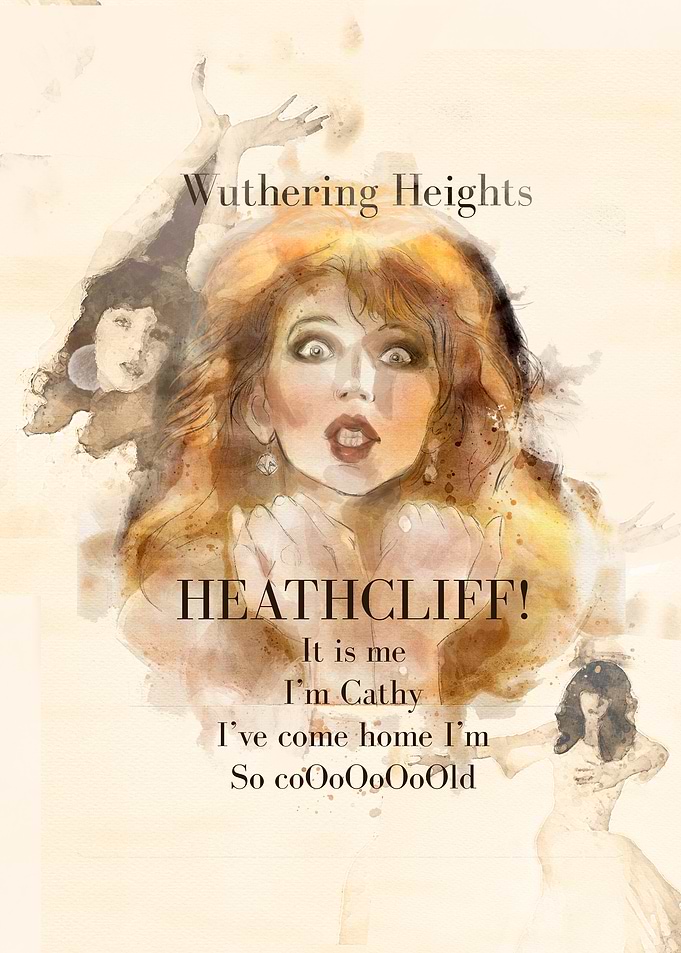 Wuthering Heights Cathy and Heathcliff