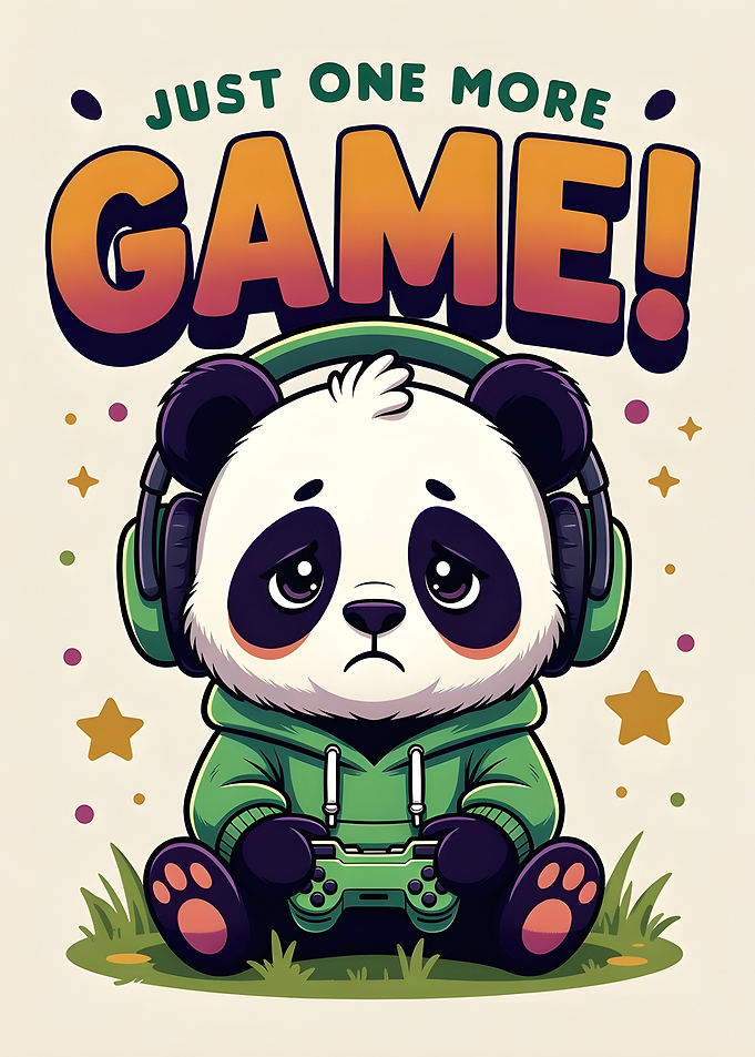 Sad Panda Gamer
