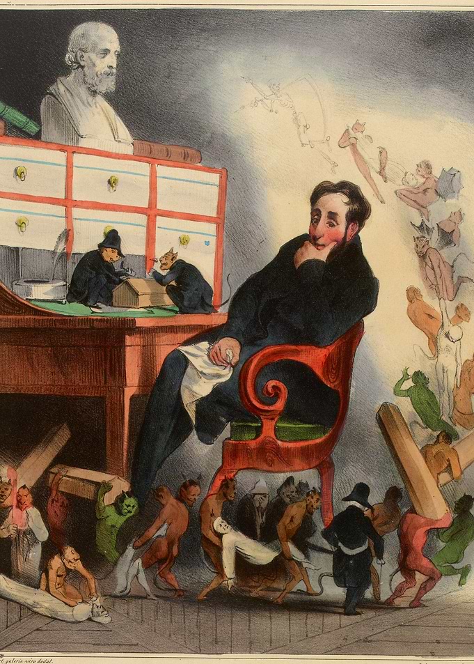 Man Haunted by Demons and Temptations