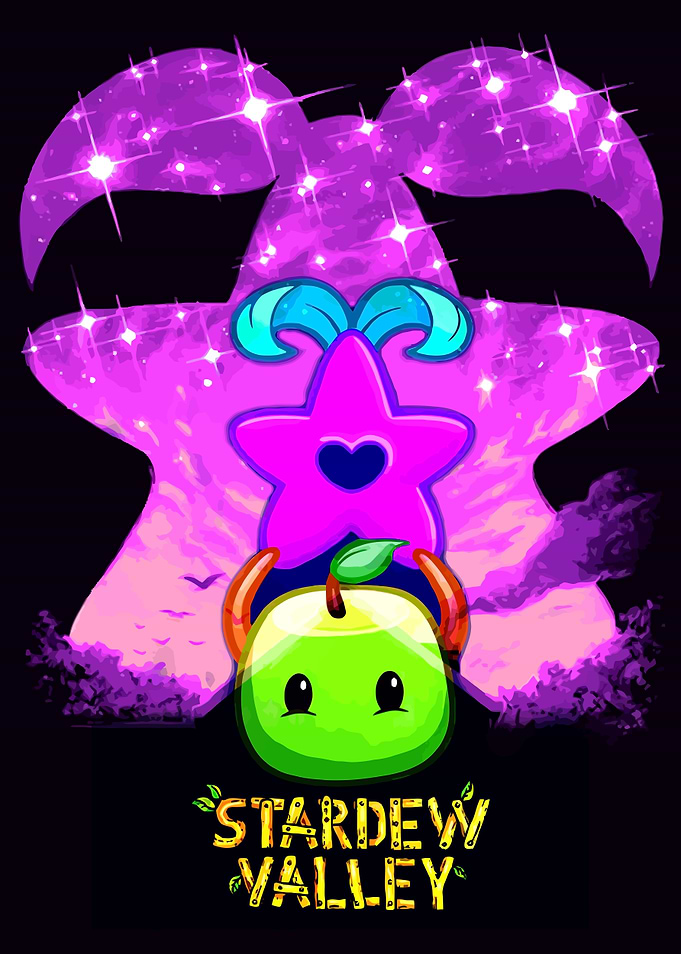 Stardew Valley Apple Star Art