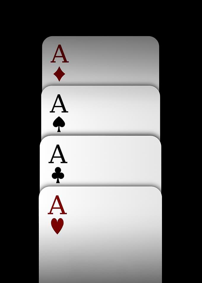 Four Aces Playing Cards