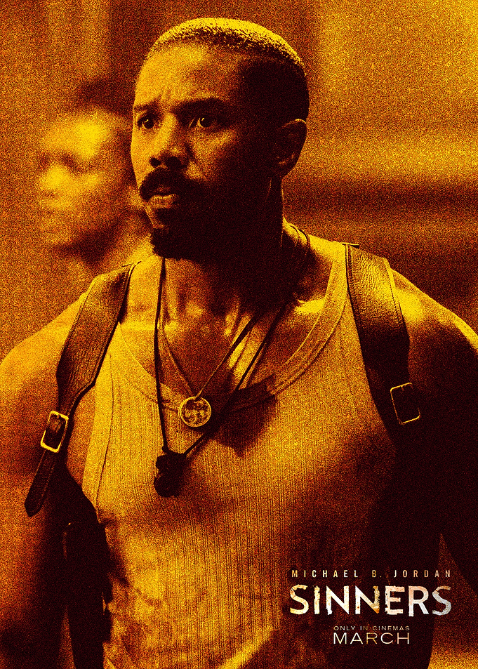 Michael B. Jordan in Sinners Movie Poster
