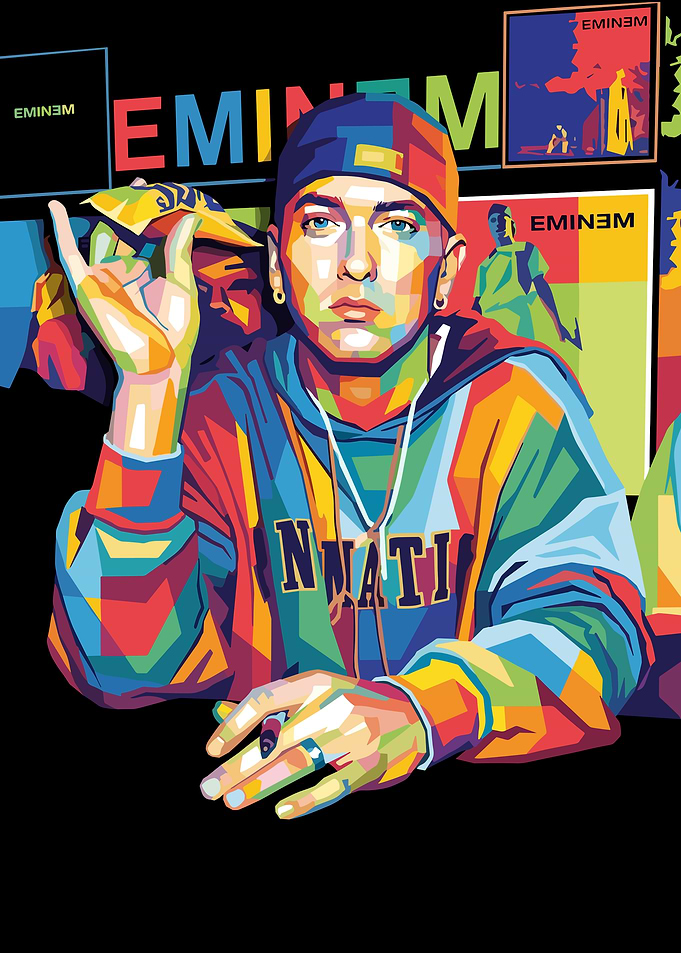 Eminem Pop Art Portrait