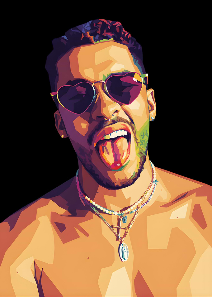 Bad Bunny Portrait
