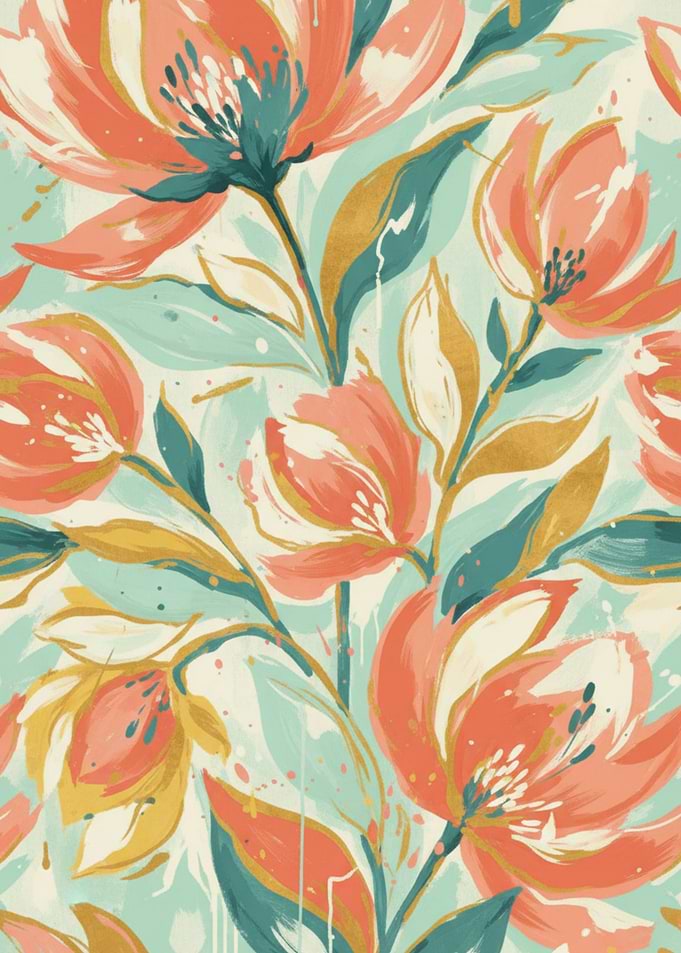 Abstract Floral Pattern