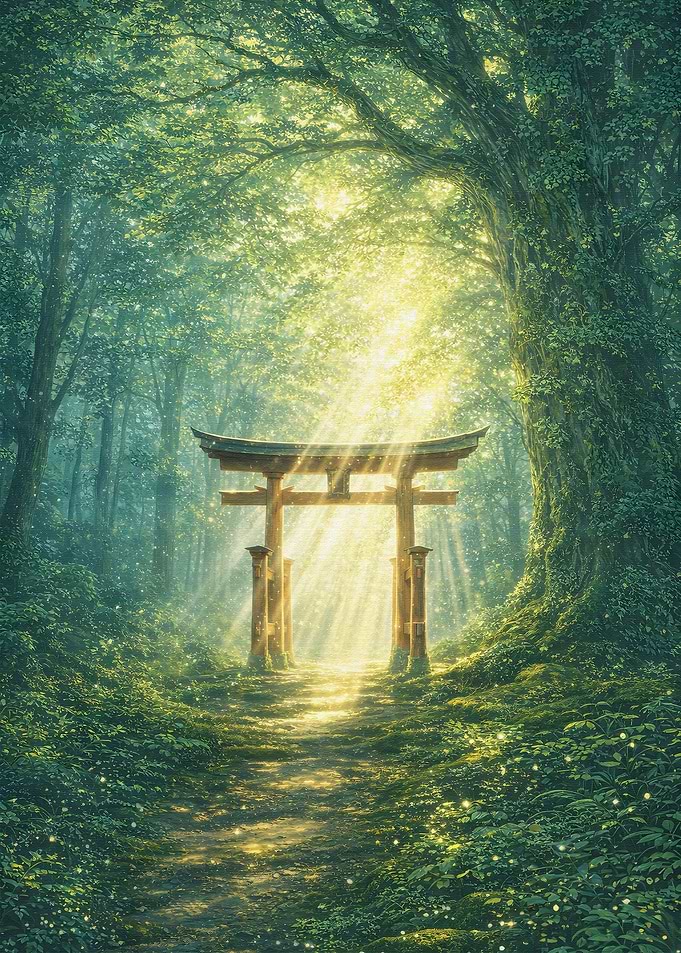 Enchanted Forest Torii Gate