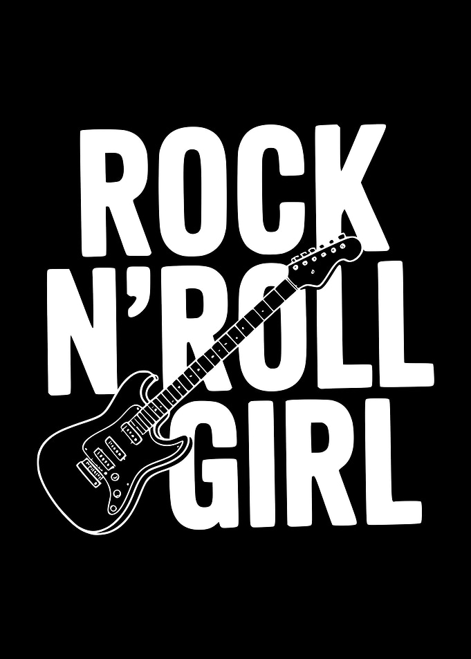 Rock N' Roll Girl Electric Guitar
