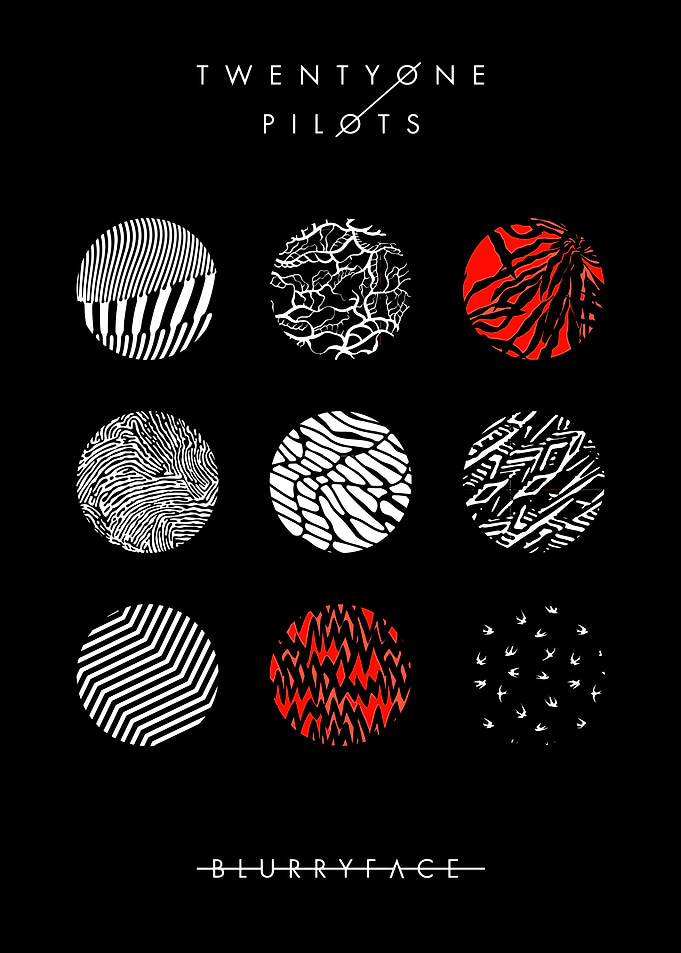 Twenty One Pilots Blurryface Album Art