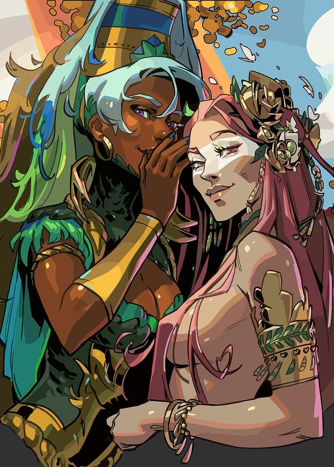 Hades Characters Persephone and Demeter